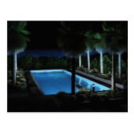Coastal Oasis: Night Postcard