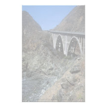 Coastal road of Los Angeles, California, U.S.A. Stationery Paper
