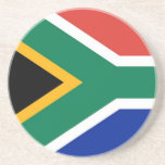 Coaster with Flag of South Africa