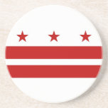 Coaster with Flag of Washington DC, USA