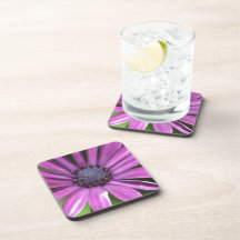 Coasters- Purple Flower