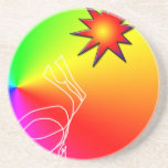 coasters rainbow star ghost angel