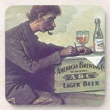 Coasters Vintage Beer Advertising ABC Boston Brew