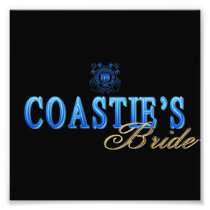 Coastie's Bride Photo Print