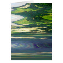 Coastline Partition Greeting Cards