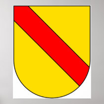 Coat Arms Baden Germany Official Symbol Heraldry