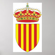 Coat Arms Cataluña Official Spain heraldry Symbol