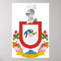 Coat  Arms Colima Official Mexico Heraldry Symbol