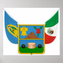 Coat Arms Hidalgo Offical Mexico Heraldry Symbol