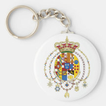Coat  Arms Kingdom of Two Sicilies Official Italy Key Chains