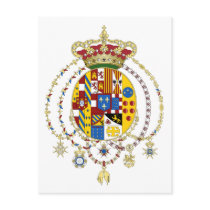 Coat  Arms Kingdom of Two Sicilies Official Italy