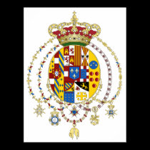 Coat  Arms Kingdom of Two Sicilies Official Italy posters