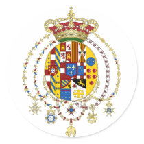 Coat  Arms Kingdom of Two Sicilies Official Italy