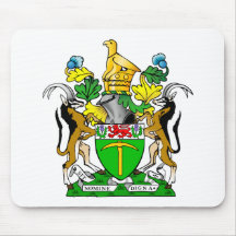 Coat Arms Rhodesia Official Heraldry Symbol Africa Mouse Pad