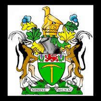 Coat Arms Rhodesia Official Heraldry Symbol Africa posters