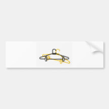 coat hanger bumper sticker