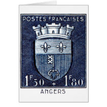 Coat of Arms, Angers France Greeting Card