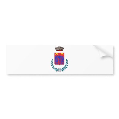 Coat of Arms for Ortucchio, Italy Bumper Sticker by cjmartinez75