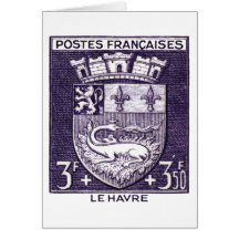 Coat of Arms, La Havre France Cards