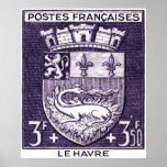 Coat of Arms, La Havre France Poster