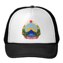 Coat of arms Macedonia Official Heraldry Symbol Mesh Hats