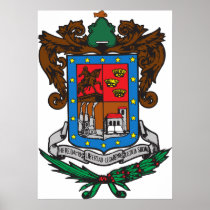 Coat of arms Michoacan Official Mexico Symbol Logo
