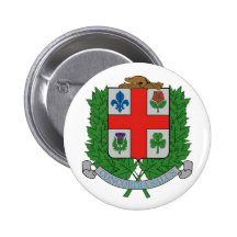 Coat of Arms Montréal Canada Official Symbol Button