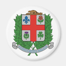 Coat of Arms Montréal Canada Official Symbol Refrigerator Magnets