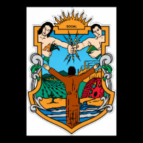 Coat of Arms of Baja California Mexico Official posters