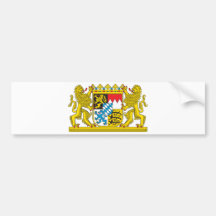 Coat of Arms of Bavaria Official Germany Symbol Bumper Sticker