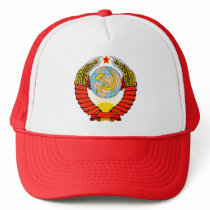Coat of Arms of former Soviet Union Mesh Hats
