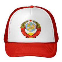 Coat of Arms of former Soviet Union Mesh Hats