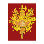 Coat of Arms of France Postcard
