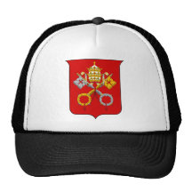 Coat of arms of he Vatican City Trucker Hats