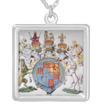 Coat of Arms of King James I of England necklaces