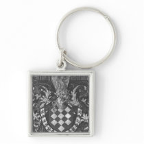 Coat of Arms of Simon de Lalaing keychains