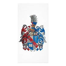 Coat of Arms of the Ludwig Von Mises Family Personalized Photo Card
