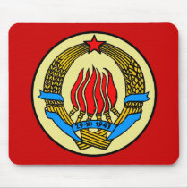 COAT-OF-ARMS OF YUGOSLAVIA MOUSE PAD