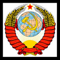 Coat of Arms Soviet Union Official Heraldry Symbol posters