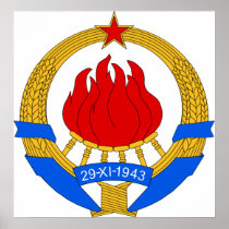 Coat of Arms Yugoslavia Official Heraldry symbnol