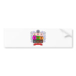 Coat of Soul of the lady beauty-lover Bumper Sticker