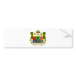 Coat of Soul of the melancholic wisdom-seeker Bumper Sticker