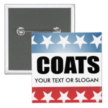 COATS 2010 PINBACK BUTTONS