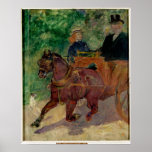 Cob Harnessed to a Cart, 1900 Poster