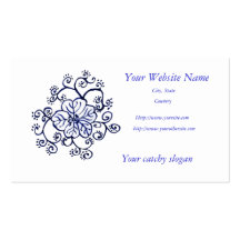 Cobalt Blue Business Card