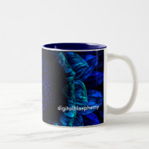 Cobalt Daisy Mug