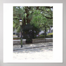 Cobbled Street in Charleston, SC Print