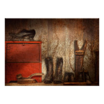 Cobbler - The shoe shiner 1900  Announcement