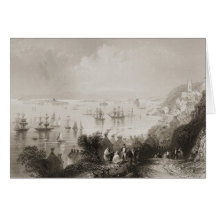 Cobh Harbour, Cork, Ireland Card