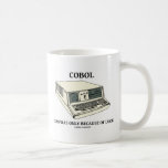 COBOL Compiles Only Because Of Luck Mugs